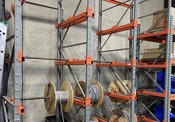 Steel Pallets for Horizontal Position of Spools