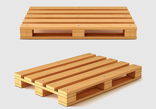 Wooden Pallets for Vertical Position of Spools